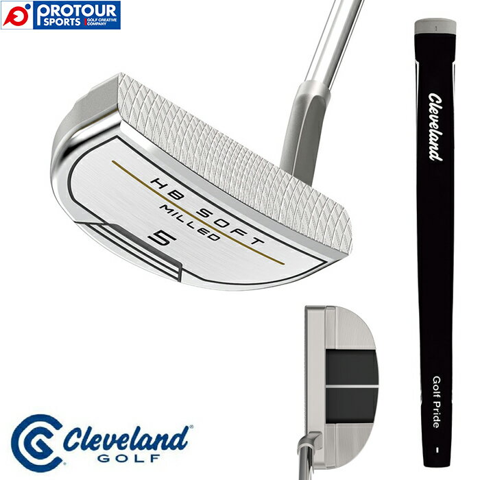 Cleveland Golf HB SOFT MILLED PUTTER 5 / N[uh HB \tg ~h p^[ 5 StvCh v I[ bhX^[ Obv