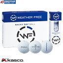 kasco WEATHER FREE RAINY DAY BALL / キャスコ ウェザーフリー 雨用 ボール 1ダース(12個入り) 38666