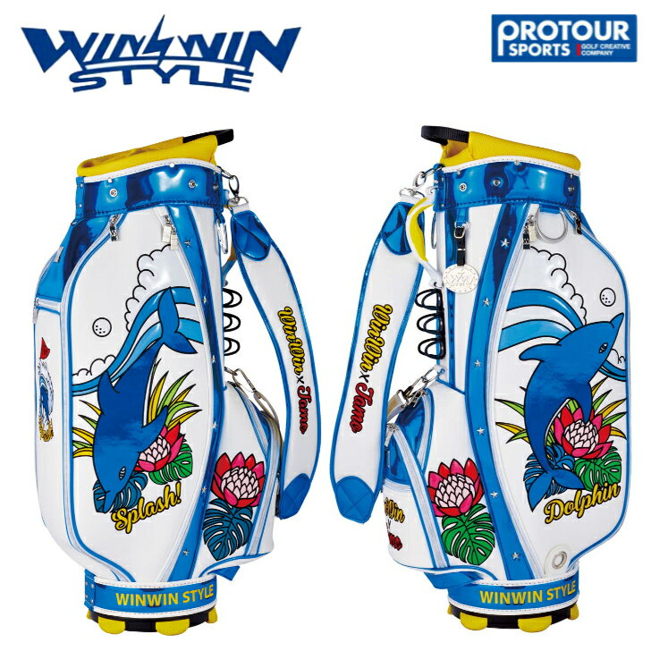 WINWIN STYLE ウィンウィンスタイル SPLASH DOLPHIN キャディバッグ CB-514