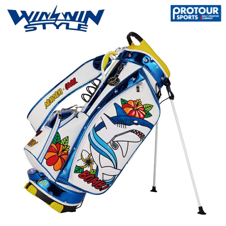 WINWIN STYLE ウィンウィンスタイル ALOHA SHARK スタンド キャディバッグ CB-511