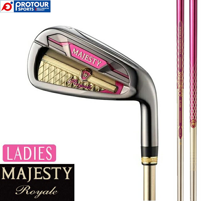 MAJESTY Royale LADIES マジェスティ ロイヤル アイアン 5本セット(＃7〜PW、SW) レディース 2023年モデル MAJESTY TL550シャフト