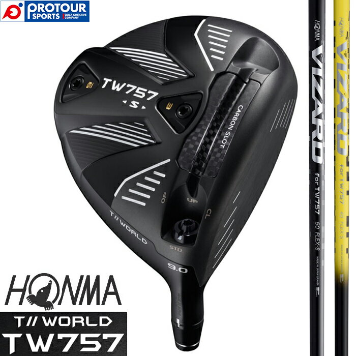 HONMA T//WORLD TW757 TYPE-S {ԃSt z} cA[[h hCo[ TW757 ^CvS 2022Nf VIZARD SHAFT for TW757 wbhJo[t