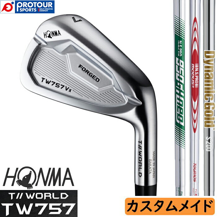 HONMA T//WORLD TW757 Vx FORGED CUSTOM {ԃSt z} cA[[h TW757 LreB tH[WhACA 6{g(5`P) 2022Nf JX^Ch 󒍐Y X`[Vtg 3