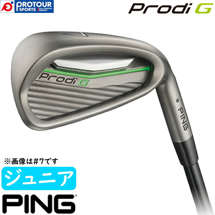 PING Prodi G ピン プロディジー アイアン 単品(＃6～＃9,PW) 2018年モデル カーボンシャフト ジュニアクラブ