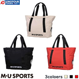 MU SPORTS エム ユー スポーツ 相良刺繍トンネルモチーフボストンバッグ(703J6202) 2023年モデル 全3色(アイボリー/ブラック/レッド) ユニセックス