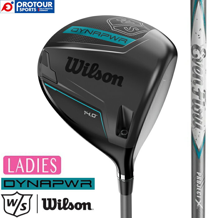 Wilson Staff DYNAPWR ウイルソン スタッフ ダイナパワー チタン ドライバー レディース 2023年モデル True Temper Project X EvenFlow ヘッドカバー/トルクレンチ付き DYNAPOWER