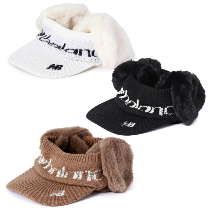 NEW BALANCE ニューバランス 2WAYイヤーマフ ニット バイザー 012 3287516