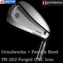 grindworks Grindworks × Patrick Reed PR-202 Forged CNC Iron / グラインドワークス × パトリック・リード PR-202 フォージド CNC アイアン 5本組(＃6～PW) スチールシャフト