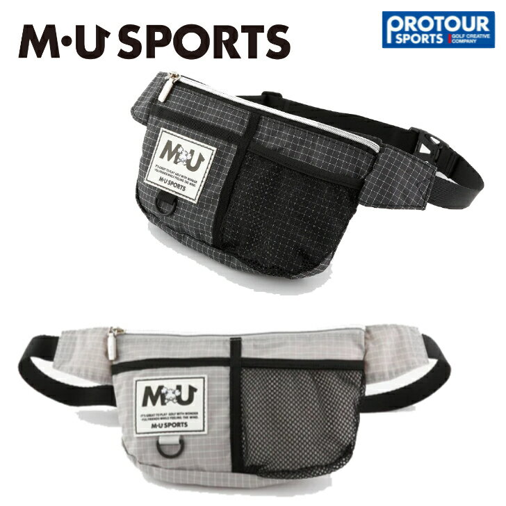 MU SPORTS エム ユー スポーツ モノトーンウエストポーチ 703Q2016