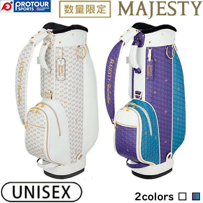 MAJESTY×Resurrection Rallina Caddy Bag CB3403 / マジェスティ×レザレクション ラリーナ キャディバッグ CB3403 全2色 2024年モデル 8.5型 3.8kg 人気 数量限定 ユニセック...