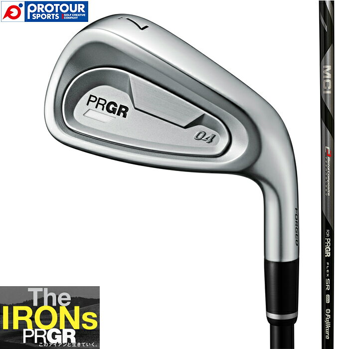 PRGR IRONs PRGR 04 IRON GSO-CB / プロギア 04 アイアン 5本セット(＃7-9,PW,AW) 2024年モデル MCI FOR PRGR(カーボン) アイアンセット