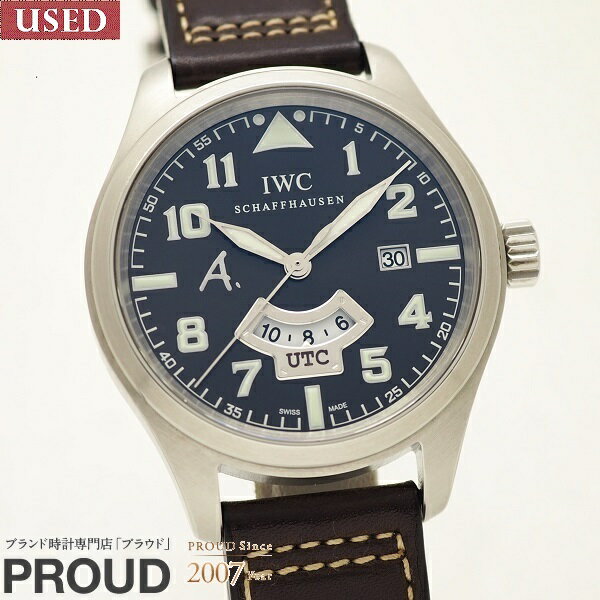 【国内正規保証書2008年9月】 IWC (インターナショナルウォッチカンパニー) パイロットウォッ ...