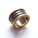 BVLGARI (ブルガリ) ローマビーゼロワンリング ブロンズセラミックサーメット 18Kピンクゴールド PG ブランド 中古 リング ゴールド 【送料、代引...