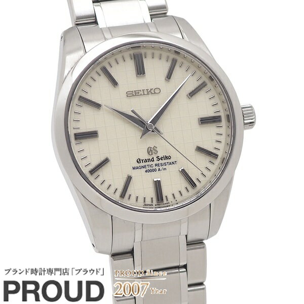 SEIKO (セイコー) グランドセイコー 9Fクォーツ 強化耐磁モデル 39mm マスターショップ限定 アイボリー文字盤 Ref.SBGX039 中古 時計 メンズ 【送料、代引き手数料無料】