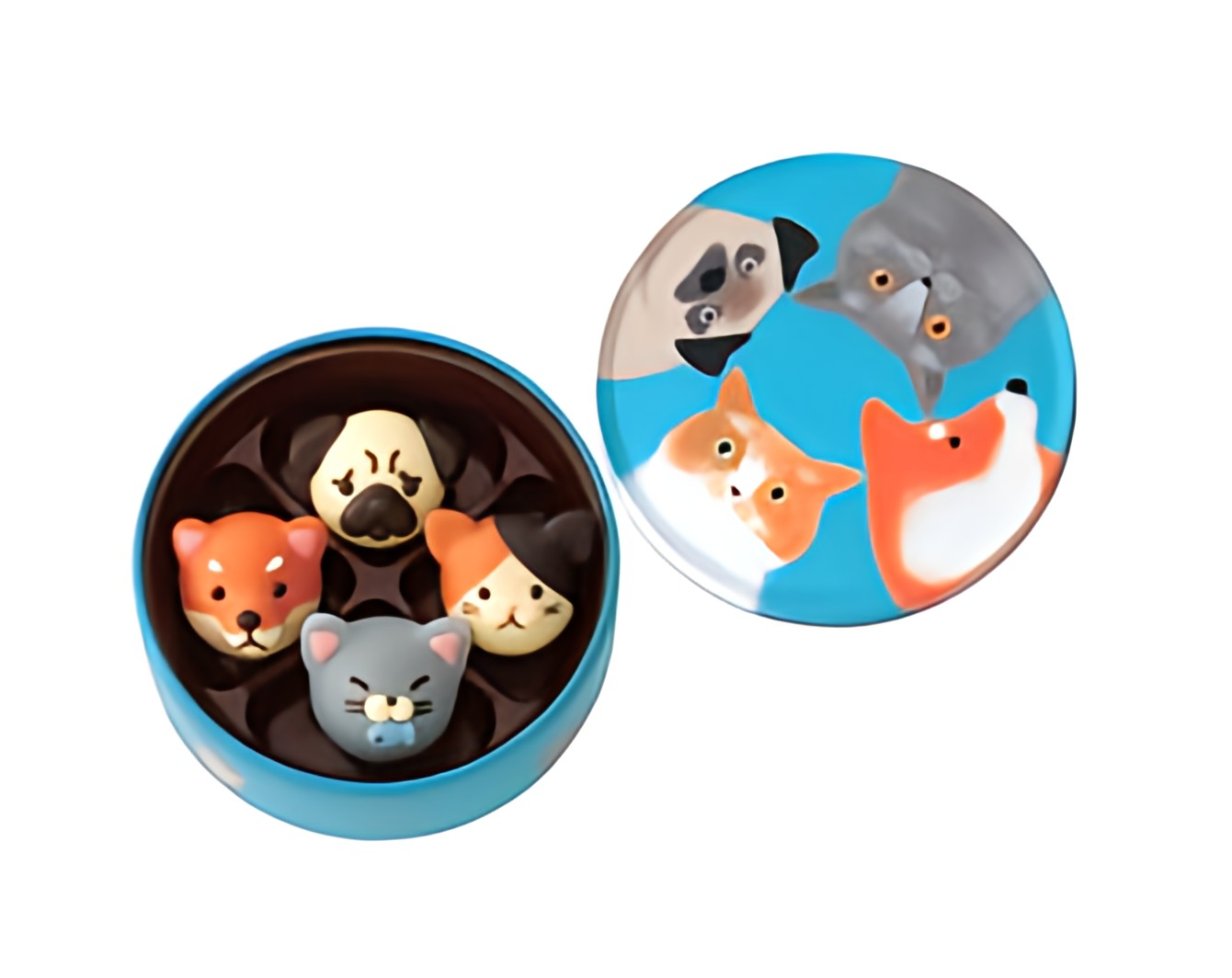 母の日　ゴンチャロフ アニマルショコラC　4個入のサムネイル