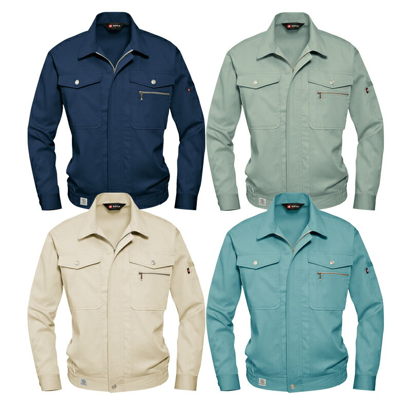 Rakuten - BURTLE バートル 長袖ブルゾン 615 作業着 作業服 日本製 リサイクル 制電ケア