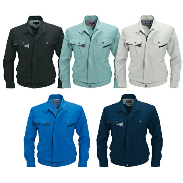 Rakuten - BURTLE バートル ジャケット 7061 清涼感 ソフトトロピカル素材 防汚加工 吸汗速乾加工 春夏 作業着 カジュアル クールビズ 制電