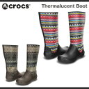 本日ポイント5倍！【 送料無料 】キッズ ジュニア 子ども レディース クロックス サーマルーセント ブーツ Crocs Thermalucent Boot ブーツ 長靴 レインブーツ キッズ ガールズ 女の子 女子の商品画像