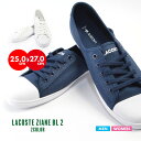 ラコステ 10％OFFクーポン配布中！ラコステ レディース スニーカー キャンバス LACOSTE ZIANE BL 2 白靴 スリッポン スリップオン ジアーン 靴 レディース シューズ シンプル 春 夏 白 紺 ネイビー 大きいサイズ