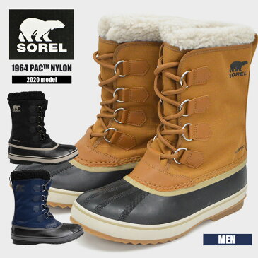 セール価格！【 送料無料 】ソレル メンズ 防水 スノーブーツ SOREL 1964 パックナイロン PAC NYLON NM3487 ウィンターブーツ 男性 紳士 雪 ブーツ 防水加工 カジュアル