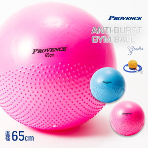 11日まで30%ポイントバック65 バランスボール PROVENCE プロヴァンス ジムボール ヨガボール ヨガ フィットネス 体幹トレーニング アンチバースト 空気入れ付 巣ごもり 宅トレ エクササイズ ダイエット 姿勢 カワイイ インテリア 椅子 チェア