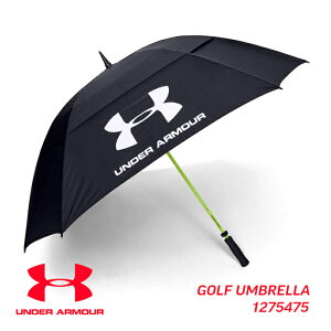 新入荷 【 送料無料 】雨ゴルフに最適な68インチのスクエアタイプのアンブレラ 撥水 UNDER ARMOUR 1275475 アンダーアーマー アンブレラ 傘 パラソル 雨 ワンタッチ 軽量 1kg以下 スポーツ アウトドア ダブルキャノピー ゴルフ用傘 大きい傘