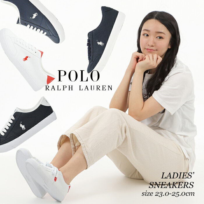 レディース スニーカー 白 合皮 POLO ポロ ラルフローレン POLO RALPH LAUREN THERON IV 靴 女性 ローカット メタリック ゴールド ホワイト 白いスニーカー シューズ 白靴 白い靴 通学 旅行 きれいめ