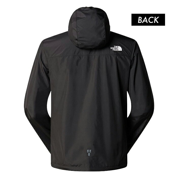 残り僅か在庫限り！ウィンドブレーカー ジャンパー ジャケット ノースフェイス 防風 薄手 軽量 THE NORTH FACE メンズ アウター ウィンドジャケット フード ランニング アウトドア 山登り キャンプ リフレクター 反射材 ブラック 黒 NF0A83TM JACKET provence-10005408 PROVENCE サンプル画像3