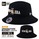 【送料無料】80年代後期に使われていたキャップ型ロゴをフロント刺繍に。 NEW ERA ORIGINATORS BUCKET ユニセックス メンズ レディース ...