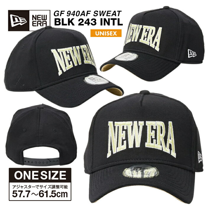 【送料無料】ゴルフ以外にも使いたい!柔らかい被り心地! NEW ERA GOLF 940AF SWEAT ユニセックス メンズ レディース ニューエラ キャップ 帽子 スウェット ブラック カジュアル UVケア スポーツ 男女兼用 スポーツキャップ
