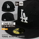 【送料無料】このデザインはやられた〜! NEW ERA TONAL SCRIPT 59FIFTY ドジャース ユニセックス メンズ レディース ニューエラ 帽子...