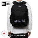 セール開催中!ニューエラ NEW ERA 35L バックパック リュック かばん 通学 キャンパス ユニセックス 大きめ 多機能 無地 ブラック 黒 ストリート...