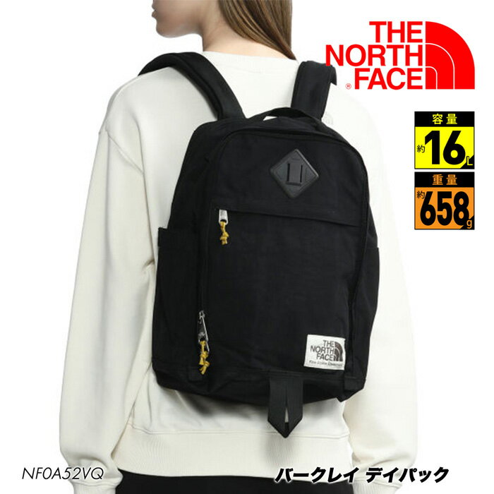 楽天PROVENCE16Lで小ぶりでも多機能！ NF0A52VQ ノースフェイス バークレイ デイパック デイパック リュック ユニセックス メンズ レディース 日帰り 通学 通勤 旅行 アウトドア アーバン タウン キャンプ イラスト ブラック パッチ ロゴ