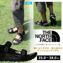 【送料無料】THE NORTH FACE ノースフェイス メンズ サンダル 靴 ブラック アウトドア スポーツ 運動 デイリー 軽い 調整可能 フィット