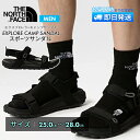 【送料無料】新入荷 THE NORTH FACE ノースフェイス メンズ サンダル 靴 ブラック アウトドア スポーツ 運動 デイリー 軽い 調整可能 フィット