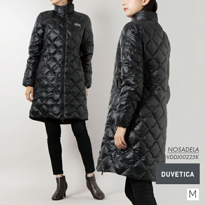 20％OFFクーポン配布中！ダウン レディース キルティング 丈長め アウター ノサデッラ 軽量 ジャンバー コート ロング丈 ダブルジップ ..