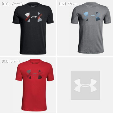 【送料無料】UNDER ARMOUR アンダーアーマー Tシャツ 半袖 キッズ ジュニア COTTON BIG LOGO TEE 1309307*