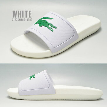 【送料無料】LACOSTE ラコステ メンズ 男性 紳士 クロコ スライド 白 CROCO SLIDE 119 1 シャワーサンダル 靴 シャワサン