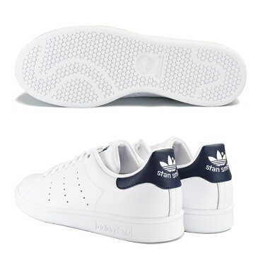 【送料無料】アディダス メンズ レディース スタンスミス スニーカー ホワイト ネイビー adidas STAN SMITH／靴 シューズ オリジナルス