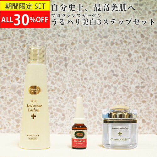 超目玉！春美肌SALEスキンケア シンプル3ステップ美肌セット化粧水 ローズヒップオイル 美容クリーム フルセット エイジングサイン 保湿 美白 年齢肌 潤い　ハリ