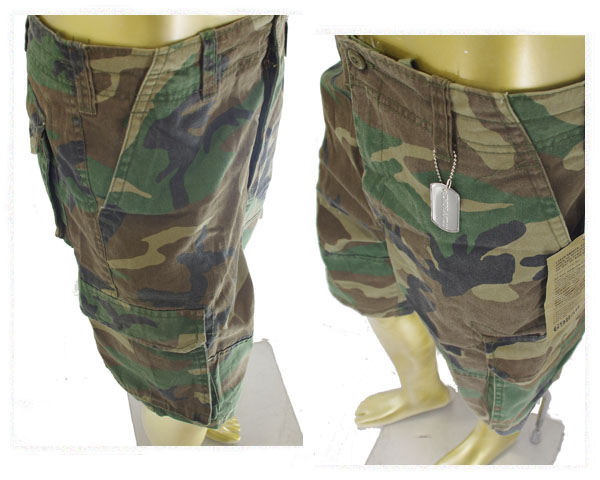 ROTHCO ロスコ VINTAGE CAMOUFLAGE CARGO SHORTS ビンテージカモフラージュカーゴショーツ メンズ 【2140 WOOD CAMO】