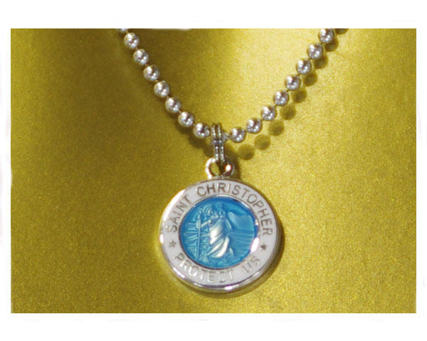 SAINT CHRISTOPHER セントクリストファー ボールチェーンを留め具(クラスプ)のところでカットし長さを調整すれば ブレスレット アンクレット に変身 カリフォルニア発 ネックレス メンズ 