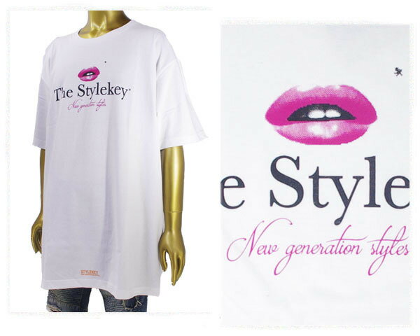 STYLEKEY スタイルキー ビッグサイズ対応 リップをモチーフにしたセクシーな Tシャツ メンズ 