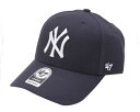 47BRAND 47ブランド MLB公認 New York Yankees ヤンキーズ 6パネル スナップバック キャップ(CAP) メンズ 