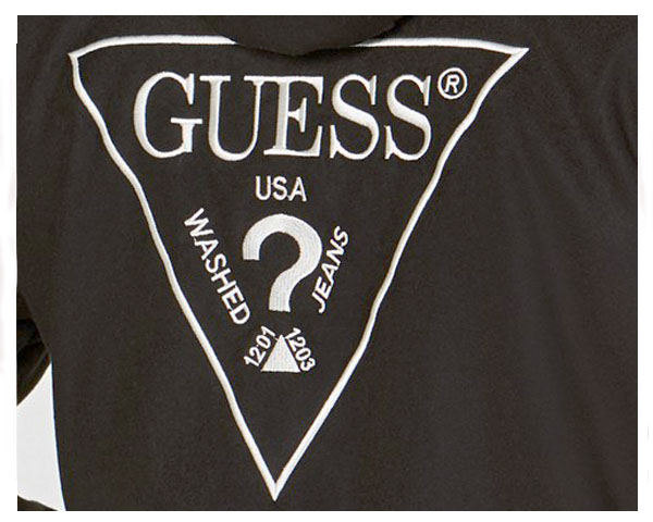 GUESS ゲス Guess logo embroidery at the chest and back ZIP仕様でフード脱着可能 フード付きスタジャン メンズ 【HOODED JACKET】