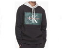 CALVIN KLEIN カルバンクライン Monogram Logo Hoodie Created 切替し2TONE スウェット プルパーカー メンズ 