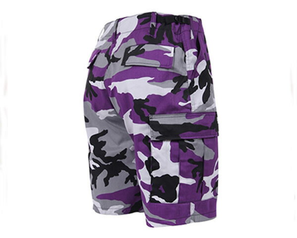 ROTHCO ロスコ CAMO BDU SHORT ULTRA VIOLET CAMO ウルトラ バイオレット カモ 迷彩 カーゴパンツ ショーツ メンズ 【7100 PUカモ BDU】