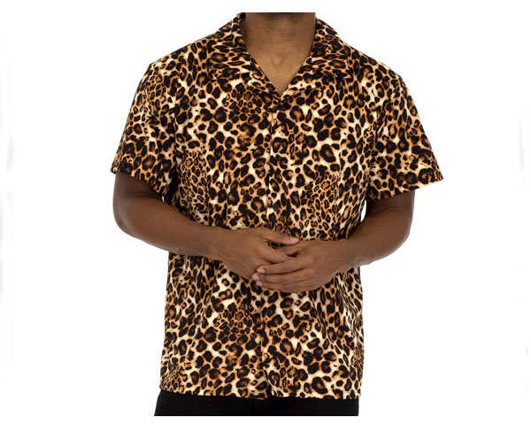 WEIV ウェイブ CHEETAH BUTTON DOWN SHIRT シャツ メンズ 