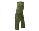 ROTHCO ロスコ ビッグサイズ 対応 アーミー ミリタリー BDU 6ポケット カーゴパンツ メンズ 【7838 OLIVE BDU】