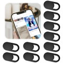 【LEISURE CLUB】ウェブカメラカバー 盗 撮防止 10個入り 0.7mm 超薄型 スムーズにスライド Webcam Cover プライバシー保護 カメラ カバー タブレット ラップトップ スマホ携帯電話 対応 盗 撮ハッカー防止